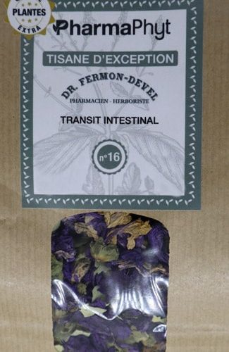 tisane n°16 plantes transit intestinal