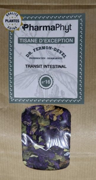 tisane n°16 plantes transit intestinal