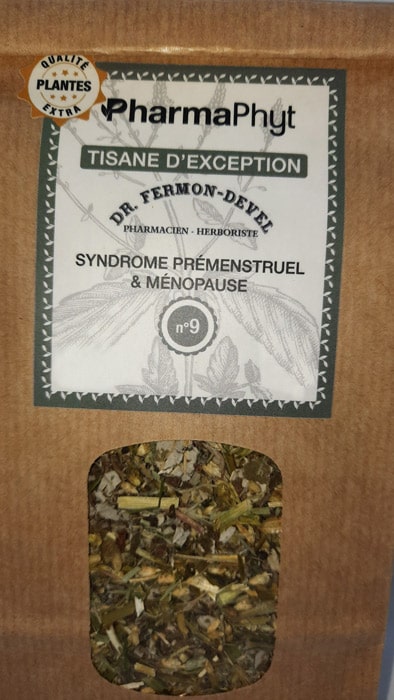 tisane n°9 plantes syndrome prémenstruel et ménopause